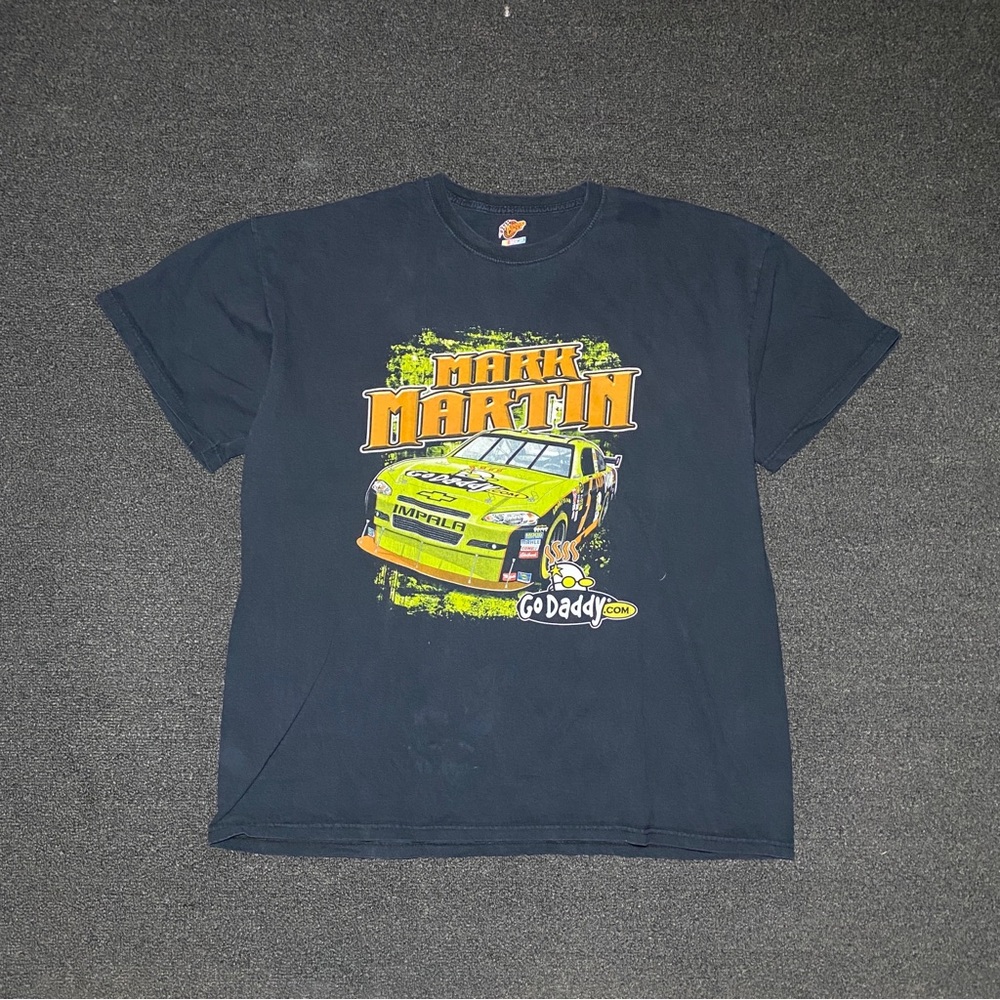 Mark martin go daddy nascar racing shirt size 2xl